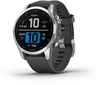 Garmin Fenix 7S Silver with Graphite Band (010-02539-00/01)