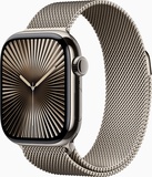 Apple Watch Series 10 GPS + Cellular 42mm Natural Titanium Case With Natural Milanese Loop (MWXF3)