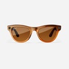 Ray-Ban | Meta Skyler Standard - Shiny Caramel Transparent / Brown (RW4010 670683 52-20)