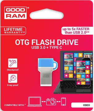 GOODRAM 16 GB ODD3 Blue (ODD3-0160B0R11)