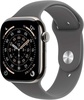 Apple Watch Series 11 GPS + Cellular 42mm Natural Tit. Case w. Stone Gray Sport Band - S/M (MF8M4)
