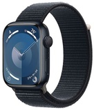 Apple Watch Series 9 GPS 45mm Midnight Aluminum Case With Midnight Sport Loop (MR9C3)