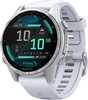 Garmin Fenix 8 43mm AMOLED Silver with Whitestone Silicone Band (010-02903-00)