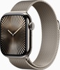 Apple Watch Series 10 GPS + Cellular 42mm Natural Titanium Case With Natural Milanese Loop (MWXF3)
