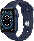 Apple Watch Series 6 44mm Blue Aluminum Case with Deep Navy Sport Band (M00J3) open box