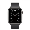 Apple Watch Series 5 GPS + Cellular 40mm Space Black Titanium Case w. Black Modern Buckle (MWQD2)