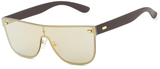 HDCRAFTER Sunglasses Men Gold/Grey