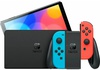 Nintendo Switch OLED with Neon Blue and Neon Red Joy-Con