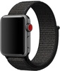 Apple Watch 42mm/44mm/45mm/46mm/49mm Woven Nylon Sport Loop Black (high copy)