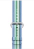 Apple Watch 42mm/44mm/45mm/46mm/49mm Woven Nylon Blue Stripe (MRHG2)