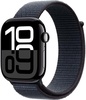 Apple Watch Series 10 GPS 46mm Jet Black Aluminum Case With Ink Sport Loop (MWWR3)