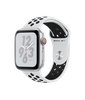 Apple Watch Nike+ Series 4 GPS + Cellular 44mm Silver Aluminum Case with Pure Platinum/Black Nike Sport Band (MTXC2, MTXK2)