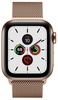 Apple Watch Series 5 GPS + Cellular 40mm Gold Stainless Steel Case with Gold Milanese Loop (MWWV2)