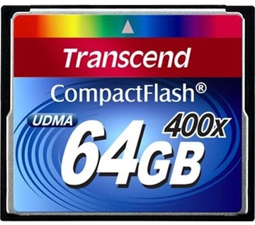 Transcend 64 GB 400X CompactFlash Card TS64GCF400