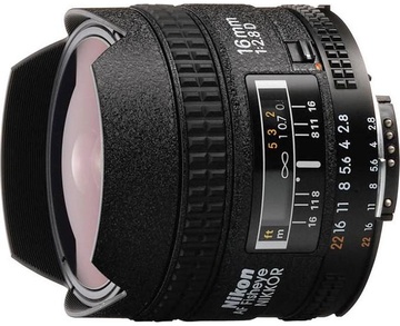 Nikon AF Fisheye-Nikkor 16mm f/2.8D