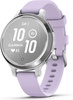 Garmin Lily 2 Active Silver with Purple Jasmine Silicone Band (010-02891-01)