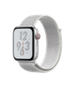 Apple Watch Nike+ Series 4 GPS + Cellular 44mm Silver Aluminum Case with Summit White Nike Sport Loop (MTXA2, MTXJ2)