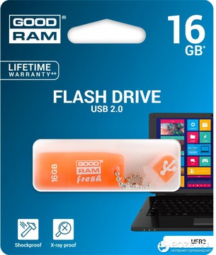 GOODRAM 16 GB Fresh Orange (UFR2-0160O0R11)