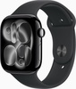 Apple Watch Series 11 GPS + Cellular 46mm Jet Black Alu. Case w. Black S. Band - M/L (MFC44)