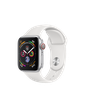 Apple Watch Series 4 GPS + Cellular 40mm Silver Aluminum Case with White Sport Band (MTUD2, MTVA2)