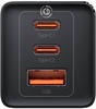 Baseus GaN5 Pro Fast Charger 2C+U 65W Black w/Type-C to Type-C (CCGP120201)