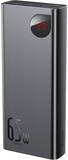 Baseus Adaman Metal Digital Display Quick Charge Power Bank 65W 20000mAh Black (PPIMDA-D01)