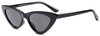 SOLO TU Trend Cat Eye Women Glasses (SH991-C1) (Black Frame/Grey Lenses)