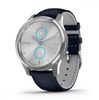 Garmin vivomove Luxe Silver-Blue Leather (010-02241-20) (UA)