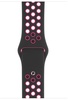 Apple Watch 38mm/40mm/41mm/42mm Nike Sport Band Black/Pink Blast (MWU72)