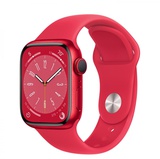 Apple Watch Series 8 GPS + Cellular 41mm PRODUCT RED Aluminum Case with PRODUCT RED Sport Band (MNJ23)