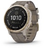 Garmin Fenix 6S Pro Solar Edition Light gold with shale grey suede band (010-02409-26)
