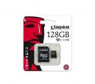 Kingston 128 GB microSDXC class 10 + SD Adapter SDCX10/128GB