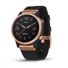 Garmin Fenix 6S Pro Sapphire Rose Gold with Heathered Black Nylon Band (010-02159-37)(UA)