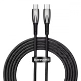 Baseus Glimmer Series Fast Charging Type-C 100W (2m) Black