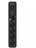 Proove Power Socket Black, 4 розетки, 2xUSB-C, 4xUSB, 2м (P-04)