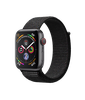 Apple Watch Series 4 GPS + Cellular 44mm Space Gray Aluminum Case with Black Sport Loop (MTUX2, MTVV2)