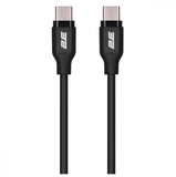 2E USB-C to USB-C Glow 60W 1m Black (2E-CCCC-BL)