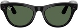 Ray-Ban | Meta Skyler [Gen 2] Standard Shiny Black Frame / G-15 Green Lenses (RW4014 601/71 52-20)