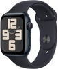Apple Watch SE 2 GPS 44mm Midnight Aluminium Case with Midnight Sport Band S/M (MRE73)