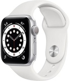 Apple Watch Series 6 40mm Silver Aluminum Case with White Sport Band (MG283)