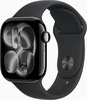 Apple Watch Series 11 GPS 42mm Jet Black Alu. Case w. Black S. Band - S/M (MEQT4)