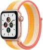 Apple Watch SE GPS + Cellular 40mm Gold Aluminum Case w. Maize/White S. Loop (MKQP3)