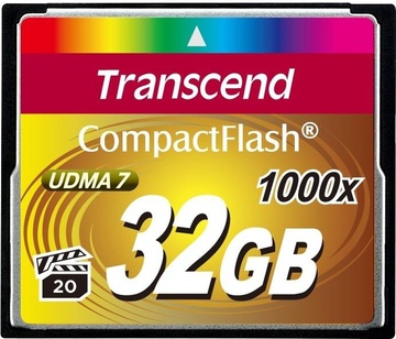 Transcend 32 GB 1000X CompactFlash Card TS32GCF1000