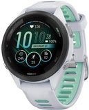 Garmin Forerunner 265S Black Bezel w. Whitestone Case and Whitestone/Neo Tropic S. Band (010-02810-04/14/54