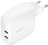 Belkin Boost Up Charge Pro Dual USB-C Wall Charger PPS 60W White (WCB010VFWH)