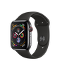 Apple Watch Series 4 GPS + Cellular 44mm Space Black Stainless Steel Case with Black Sport Band (MTV52, MTX22)