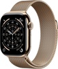 Apple Watch Series 11 GPS + Cellular 42mm Gold Tit. Case w. Gold Milanese Loop (MF8Y4)