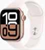 Apple Watch Series 10 GPS 42mm Rose Gold Aluminum Case With Light Blush Sport Band - S/M (MWWH3)
