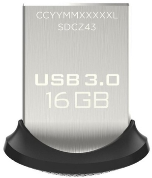 SanDisk 16 GB USB 3.0 Ultra Fit (SDCZ43-016G-GAM46)