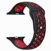 Apple Watch 42mm/44mm/45mm/46mm/49mm Sport Band Nike Black/Red (copy)